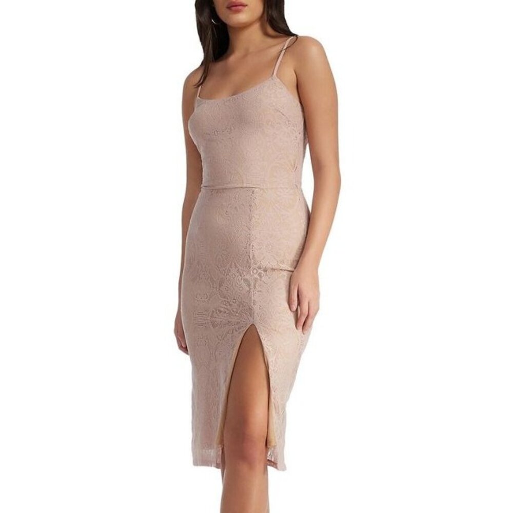 Zahra Pink Sheath Dress by Dress the Population DDRA83K801 M NWT - Picture 3 of 3